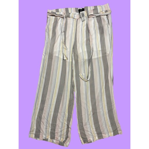 Torrid Wide Leg Striped Pants New With Tag Size 3X - Picture 1 of 5